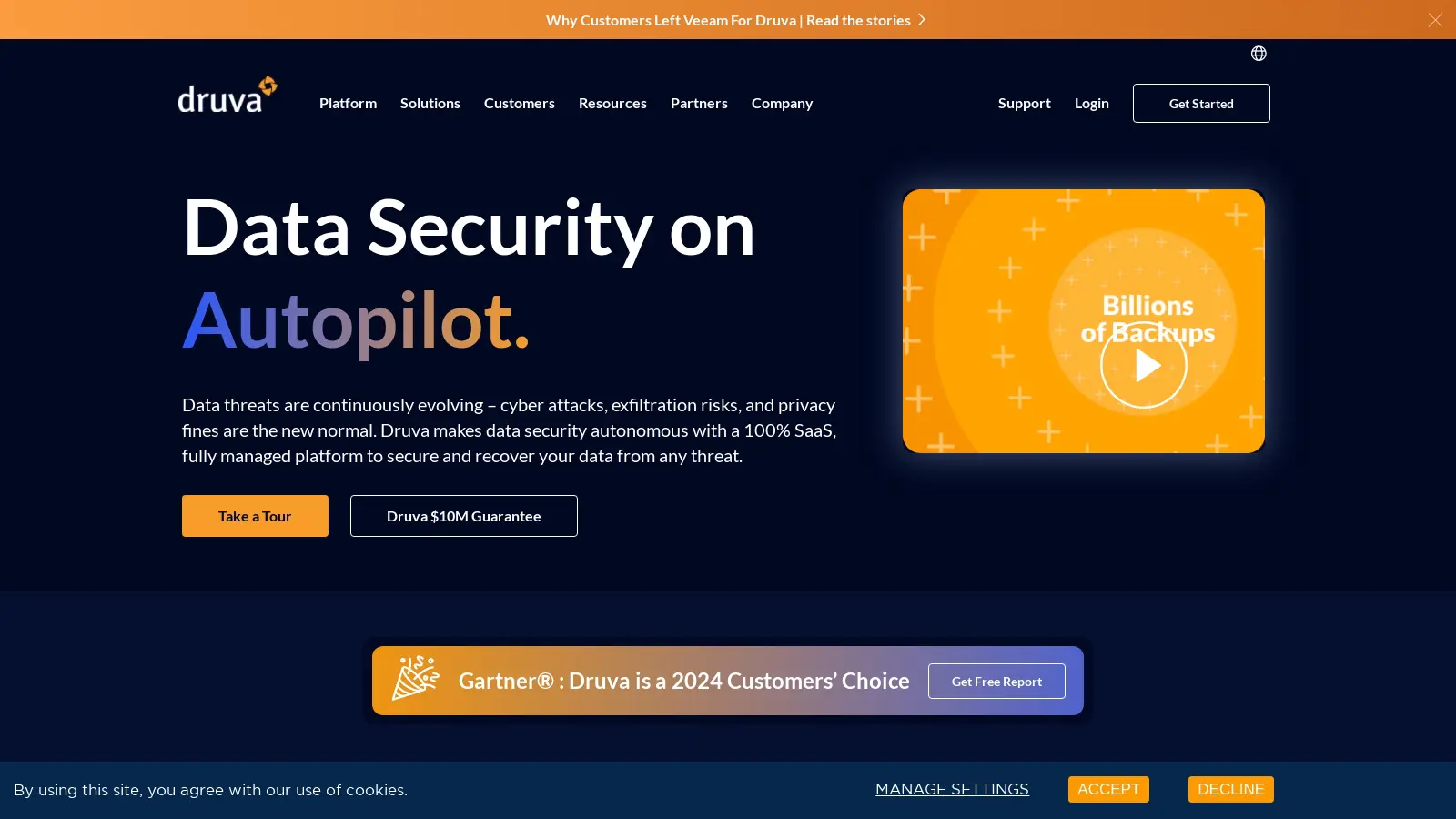 Druva: SaaS Data Security to Secure and Recover Data