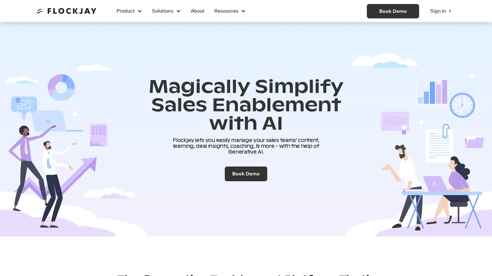 Flockjay: Sales Enablement with AI Tools