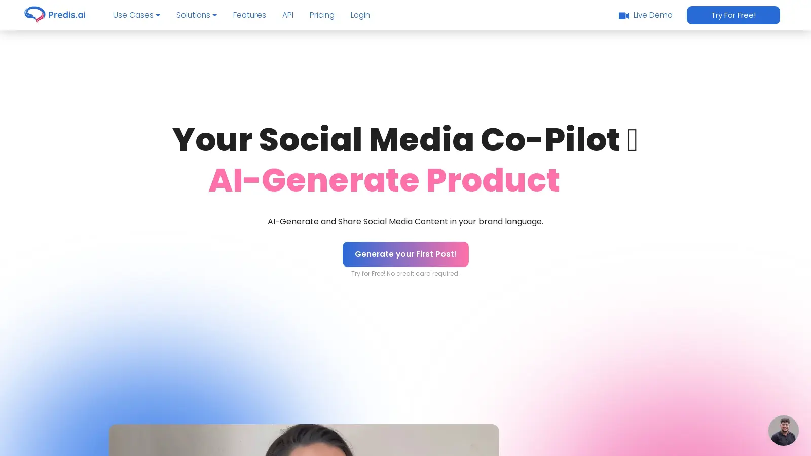 Predis: Social Media AI-Generated Content Creation 